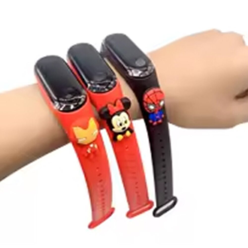 Disney Black Spider-Man Kids Digital Watch - Picture 3 of 11